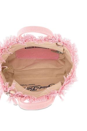 Pink cotton canvas vanity tote bag SAINT BARTH KIDS | VAMI00100135L